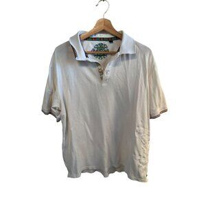 Robert Graham Polo Short Sleeve Shirt Embroidered Accents Men's Size 2xl